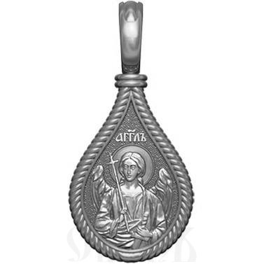 нательная икона св. мученица калерия, серебро 925 проба с родированием (арт. 06.008р)