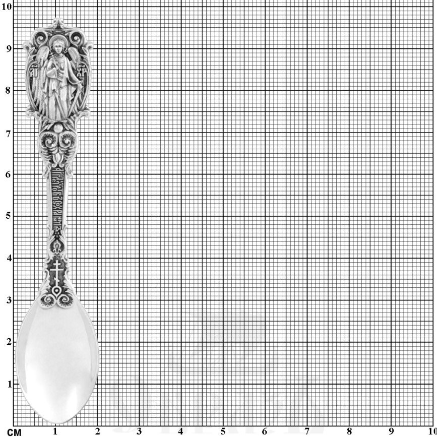 ложка «ангел хранитель», серебро 925 пробы (арт 112.009)
